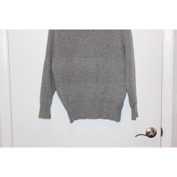 The Limited Lambswool Angora Blend Gray Turtleneck Sweater Soft Warm Medium - Picture 3 of 7